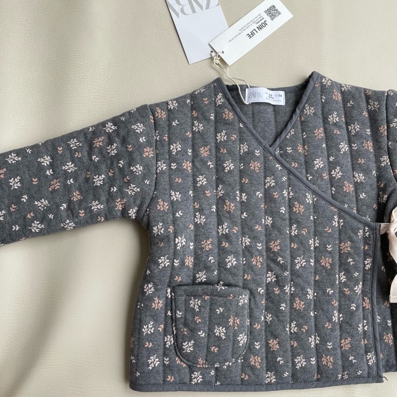 Zara Baby Wrap Jacket 3-6month & 6-9month - Picture 7 of 11